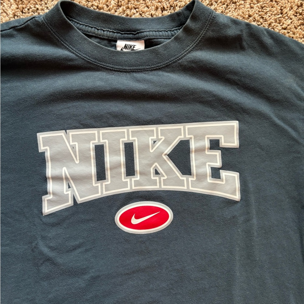 NikeWomen’s Blue Graphic Logo T-Shirt - Nike